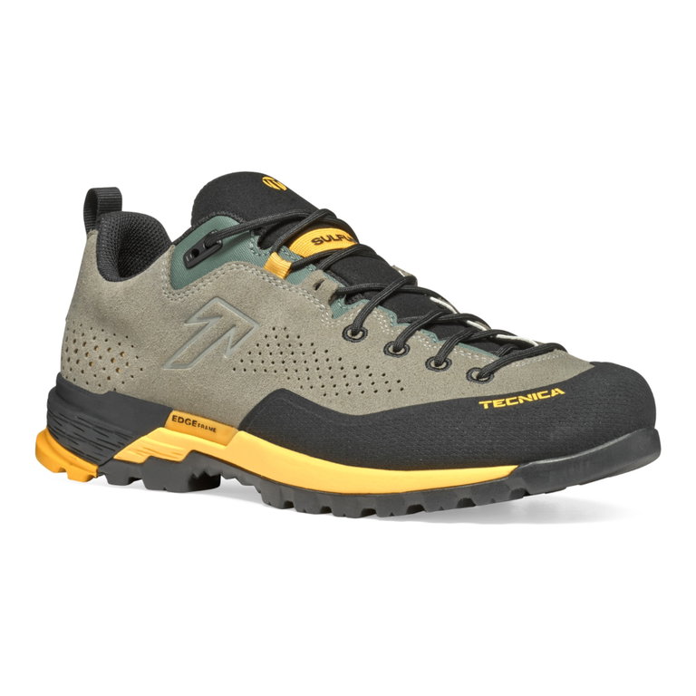 Tecnica Wanderschuhe Sulfur GTX MS (Zustieg, Veloursleder, wasserdicht) 2025 grün/gelb Herren